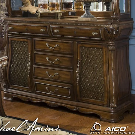 Dining Sideboard w/ 6 Drawers